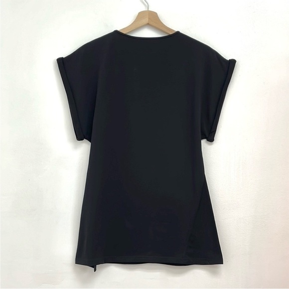 Apiece Apart Rolled Dolman Sleeves Minimalist Asymmetric Tunic Tee - 2X - Picture 7 of 12